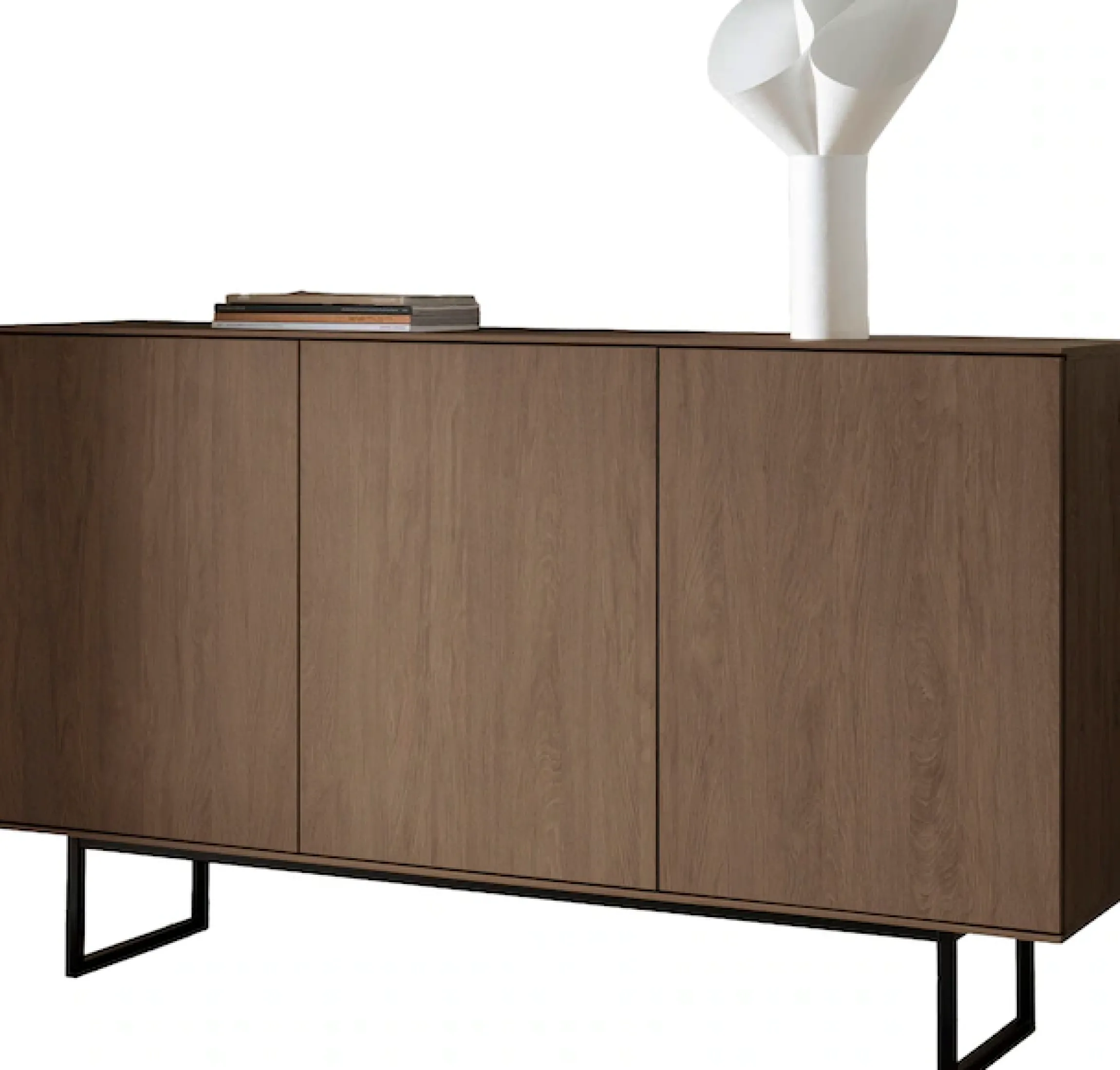 Home affaire Sideboard »Lund, moderner Schrank, Kommode mit Kufengestell« optisch dünner Oberboden, hochwertige Optik, ausreichend Stauraum