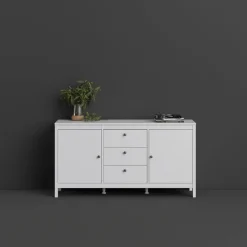 Home affaire Sideboard »Madrid, Aufbewahrung, Schubladenschrank, Sideboard,« mit 2 Türen und 3 Schubladen, Breite 151 cm, Höhe 80 cm