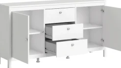 Home affaire Sideboard »Madrid, Aufbewahrung, Schubladenschrank, Sideboard,« mit 2 Türen und 3 Schubladen, Breite 151 cm, Höhe 80 cm