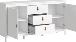 Home affaire Sideboard »Madrid, Aufbewahrung, Schubladenschrank, Sideboard,« mit 2 Türen und 3 Schubladen, Breite 151 cm, Höhe 80 cm