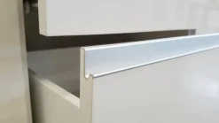 Home affaire Sideboard »Magic, Kommode, Schrank, Stauraumschrank« mit 2 Türen und 3 Schubkästen Hochglanz lackiert (B/T/H) 240x40x81 cm