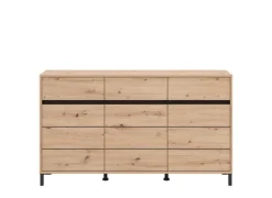 Home affaire Sideboard »Marron, Kommode, vielseitig einsetzbar« Breite/Höhe 157/90 cm , mit 3 Schubladen, 2 Fächer hinter jeder Tür