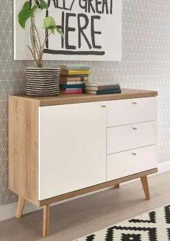 Home affaire Sideboard »Merle« Scandi Design, Breite 107 cm