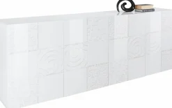 Home affaire Sideboard »Miro« Breite 241 cm mit dekorativem Siebdruck