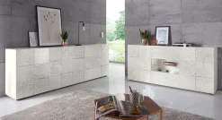 Home affaire Sideboard »Miro« Breite 241 cm mit dekorativem Siebdruck