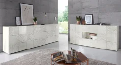 Home affaire Sideboard »Miro« Breite 241 cm mit dekorativem Siebdruck