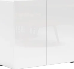 Home affaire Sideboard »MISTER, Kommode, Lowboard, Breite 90 cm, Made in Italy« Korpus und Fronten komplett Hochglanz lackiert