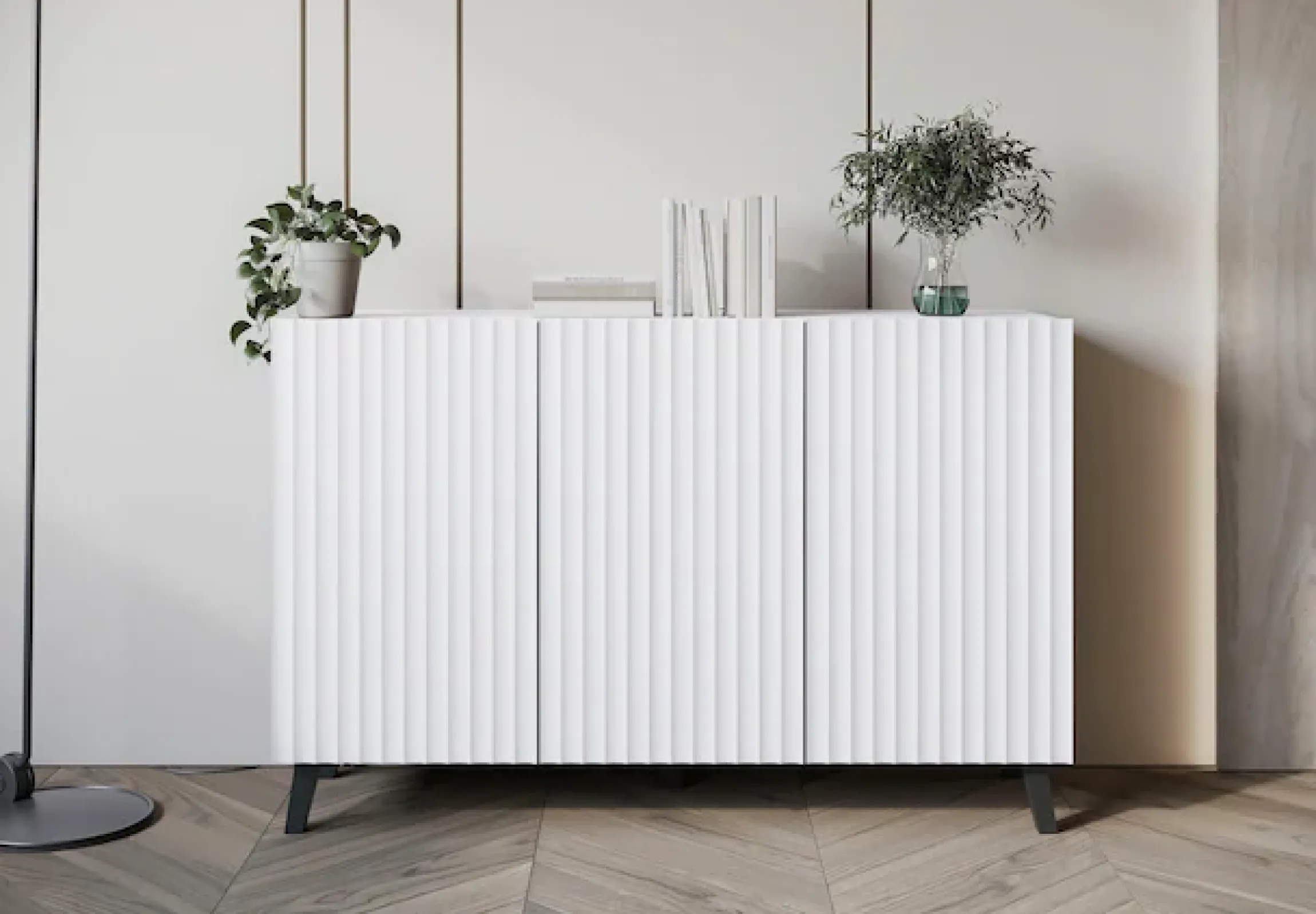 Home affaire Sideboard »Phuket, Front MDF« Modernes Sideboard mit 6 Fächern, Breite 120 cm