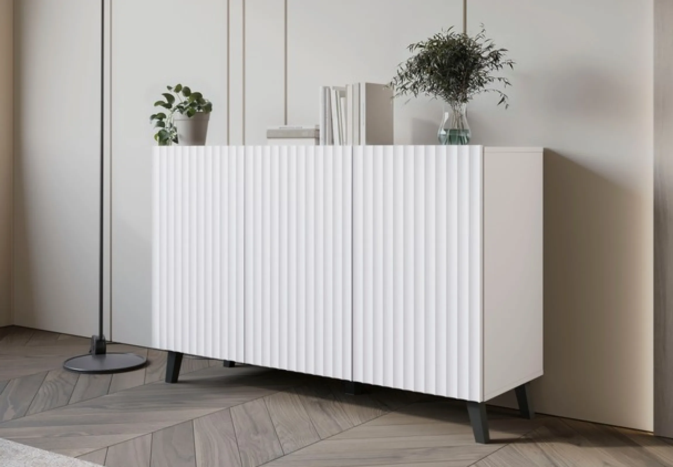 Home affaire Sideboard »Phuket, Front MDF« Modernes Sideboard mit 6 Fächern, Breite 120 cm