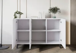 Home affaire Sideboard »Phuket, Front MDF« Modernes Sideboard mit 6 Fächern, Breite 120 cm