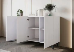 Home affaire Sideboard »Phuket, Front MDF« Modernes Sideboard mit 6 Fächern, Breite 120 cm