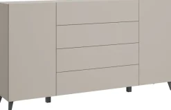 Home affaire Sideboard »Phuket 180 cm breit, modernes Design mit Stauraum« 1 Stk. tlg. Kommode mit 2 Türen, 4 Schubladen und verstellbaren Einlegeböden