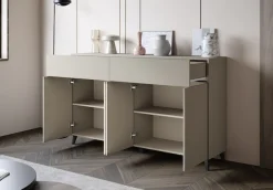 Home affaire Sideboard »Phuket mit 4 Türen und 2 Schubladen, 160 cm breit« 1 Stk. tlg. Grifflose Kommode mit Push-to-Open und viel Stauraum