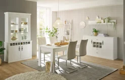 Home affaire Sideboard »RAVENNA« im romantischen Landhausstil, Griffe aus Metall, Breite 166 cm