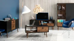 Home affaire Sideboard »Ry Aufbewahrung, Schubladenschrank,« Breite 150 cm, Höhe 72 cm, Kommode mit 2 Türen und 2 Schubläden