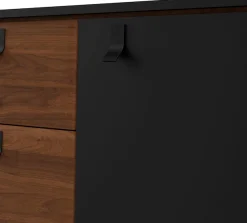 Home affaire Sideboard »Ry Aufbewahrung, Schubladenschrank,« Breite 150 cm, Höhe 72 cm, Kommode mit 2 Türen und 2 Schubläden