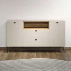 Home affaire Sideboard »San Pedro« 1 Stk. tlg. Kommode mit Softclose-Funktion - (B/T/H) 154/42/85 cm