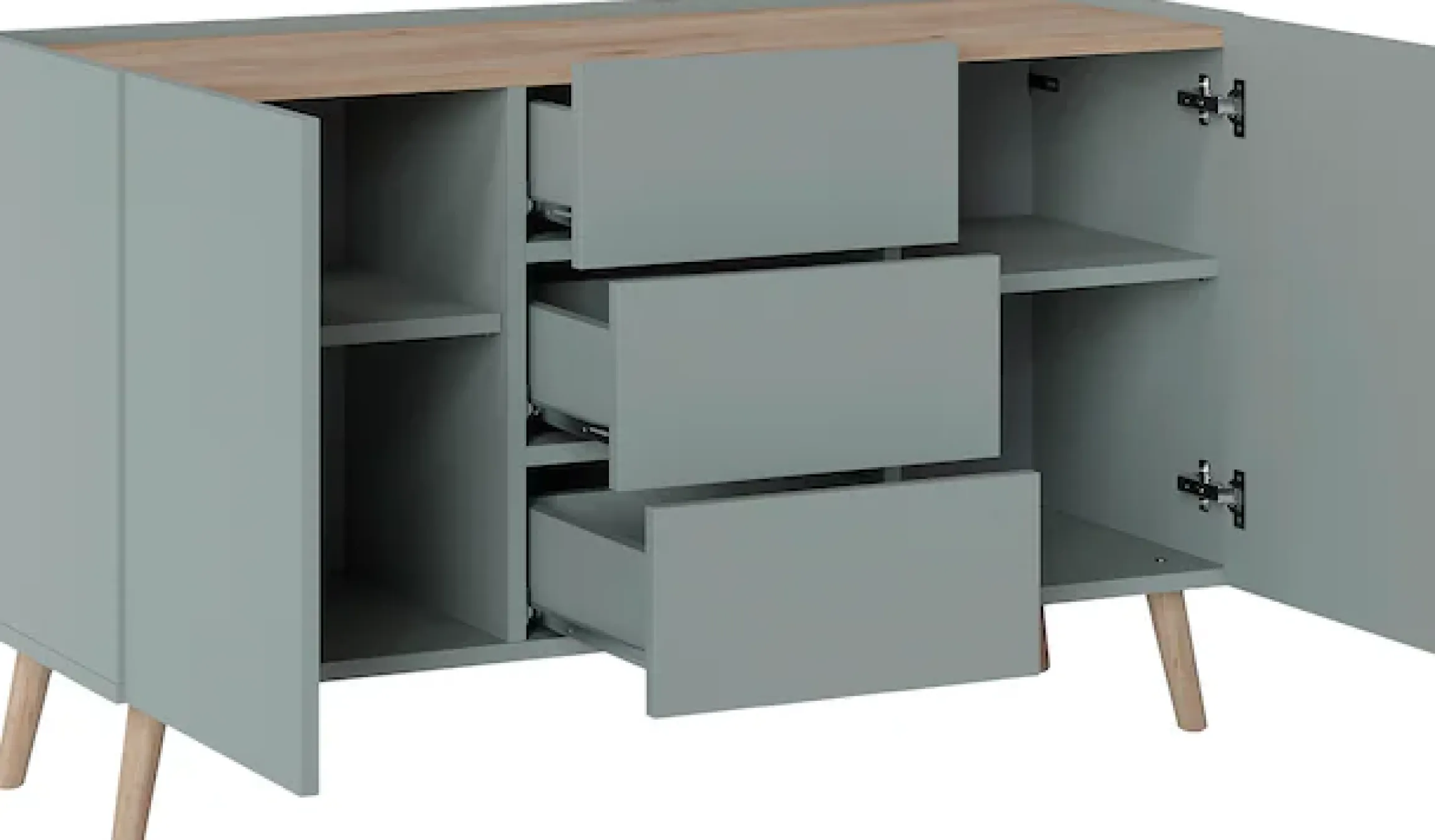 Home affaire Sideboard »Scandi« Breite 120 cm