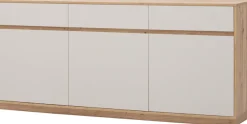 Home affaire Sideboard »Sonora, moderner Schrank, Kommode in Eiche Artisan, 202 cm breit« filigrane Rahmenoptik, ausreichend Stauraum, vielseitig einsetzbar