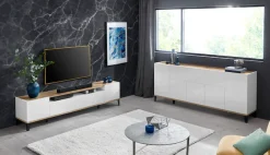 Home affaire Sideboard »Sunrise« Kommode mit 5 Türen und 1 Klapptür, Breite 200 cm