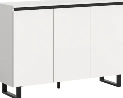 Home affaire Sideboard »TOMA, Breite: 120 cm, mit Metall-Kufen-Fuß, 3 Türen, 3 Einlegeböden« Anrichte, Kommode, Schrank, Board, Higboard