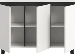 Home affaire Sideboard »TOMA, Breite: 120 cm, mit Metall-Kufen-Fuß, 3 Türen, 3 Einlegeböden« Anrichte, Kommode, Schrank, Board, Higboard