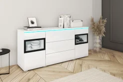 Home affaire Sideboard »VERA« Moderne grifflose Kommode,verstellbare Einlegeböden