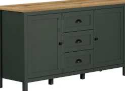 Home affaire Sideboard »Vienna« 1 Stk. tlg. Kommode im Landhausstil mit 3 Vollauszug-Schubladen und 4 Fächer