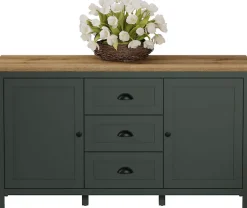 Home affaire Sideboard »Vienna« 1 Stk. tlg. Kommode im Landhausstil mit 3 Vollauszug-Schubladen und 4 Fächer