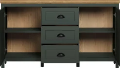 Home affaire Sideboard »Vienna« 1 Stk. tlg. Kommode im Landhausstil mit 3 Vollauszug-Schubladen und 4 Fächer