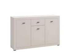 Home affaire Sideboard »Warwick Kombikommode, Schrank, Schubladenkommode« Modernes Sideboard: Kaschmir, 3 Türen & 1 Schublade, Heißfolienprägung