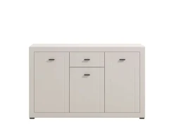 Home affaire Sideboard »Warwick Kombikommode, Schrank, Schubladenkommode« Modernes Sideboard: Kaschmir, 3 Türen & 1 Schublade, Heißfolienprägung