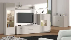 Home affaire Sideboard »Warwick Kombikommode, Schrank, Schubladenkommode« Modernes Sideboard: Kaschmir, 3 Türen & 1 Schublade, Heißfolienprägung