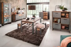 Home affaire Sitzbank »Bristol« Esszimmerbank mit Platz für 2 Personen - (B/T/H) 140/35/44 cm