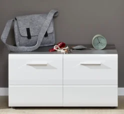 Home affaire Sitzbank »Sovana« Sitzbank mit 2 Türen - (B/T/H) 80/35/41 cm