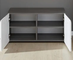 Home affaire Sitzbank »Sovana« Sitzbank mit 2 Türen - (B/T/H) 80/35/41 cm