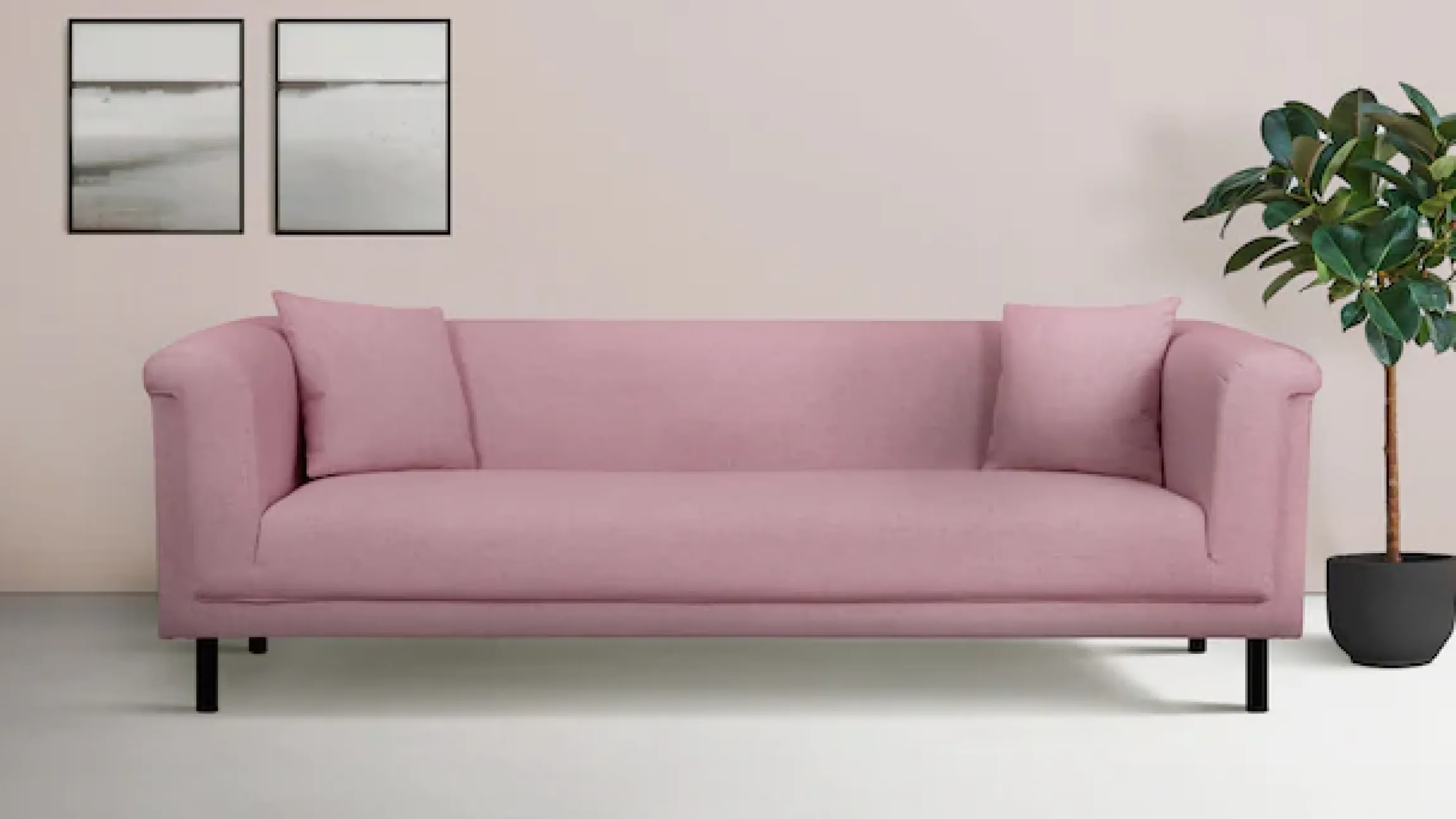 Home affaire 3-Sitzer »AGNIAB/T/H: 210/85/71 cm« incl. Zierkissen, auch in Cord und Bouclé