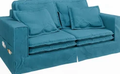 Home affaire 3-Sitzer »ALISSAS BIS mit vielen Kissen, Biesen an den Kissen,« Hussen-Optik, kleine Taschen an der Seite zum Verstauen