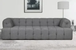 Home affaire 3-Sitzer »APERIRE Design-Sofa, moderne Steppung, Breite 225 cm« mit Wellenunterfederung, gemütlich und modern, komfortables Sitzgefühl