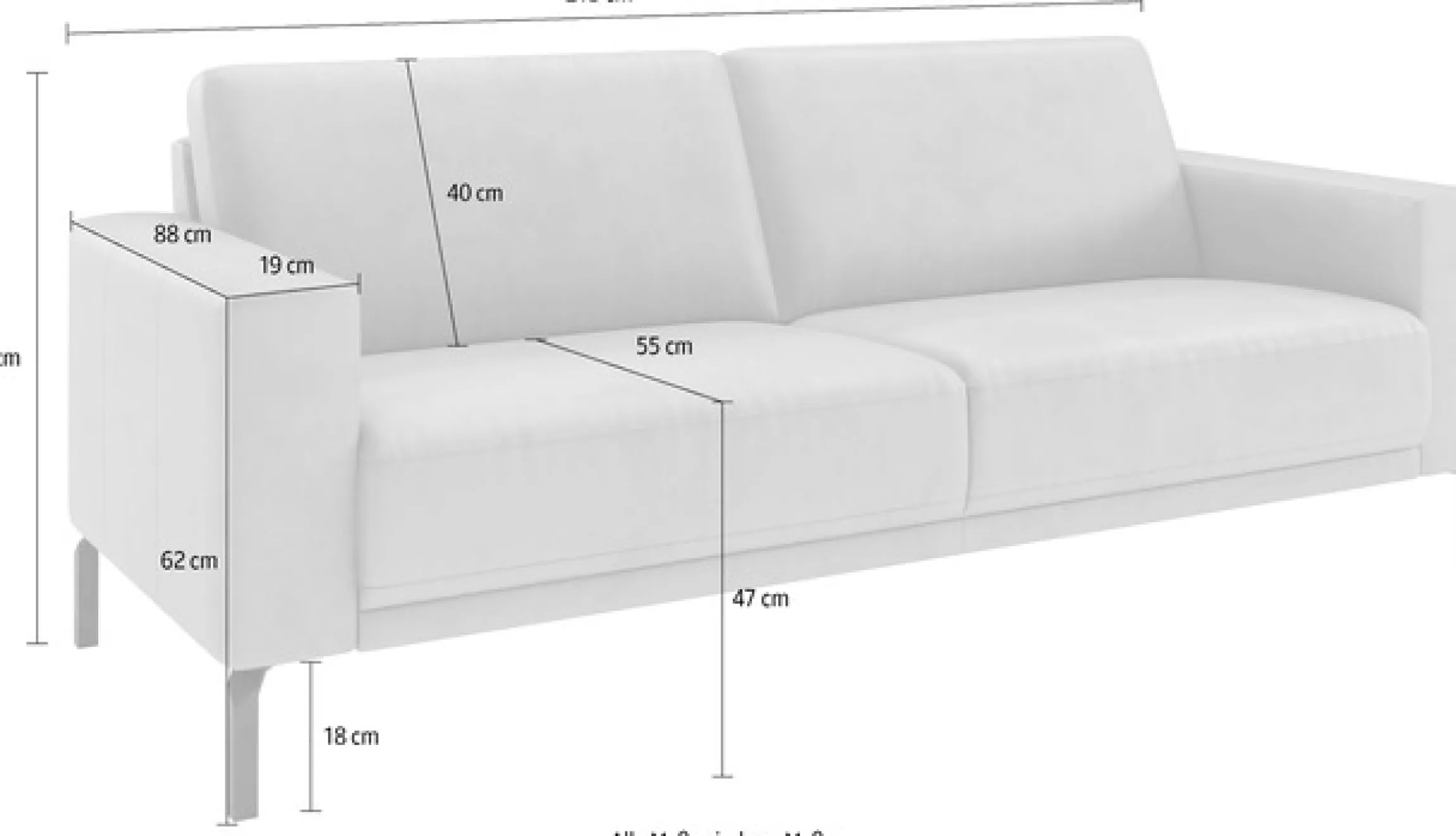 Home affaire 3-Sitzer »Apiro, 3-Sitzer XL – Premium-Komfort für dein Zuhause« Ergonomischer Federkern, optional motorisch ausziehbar