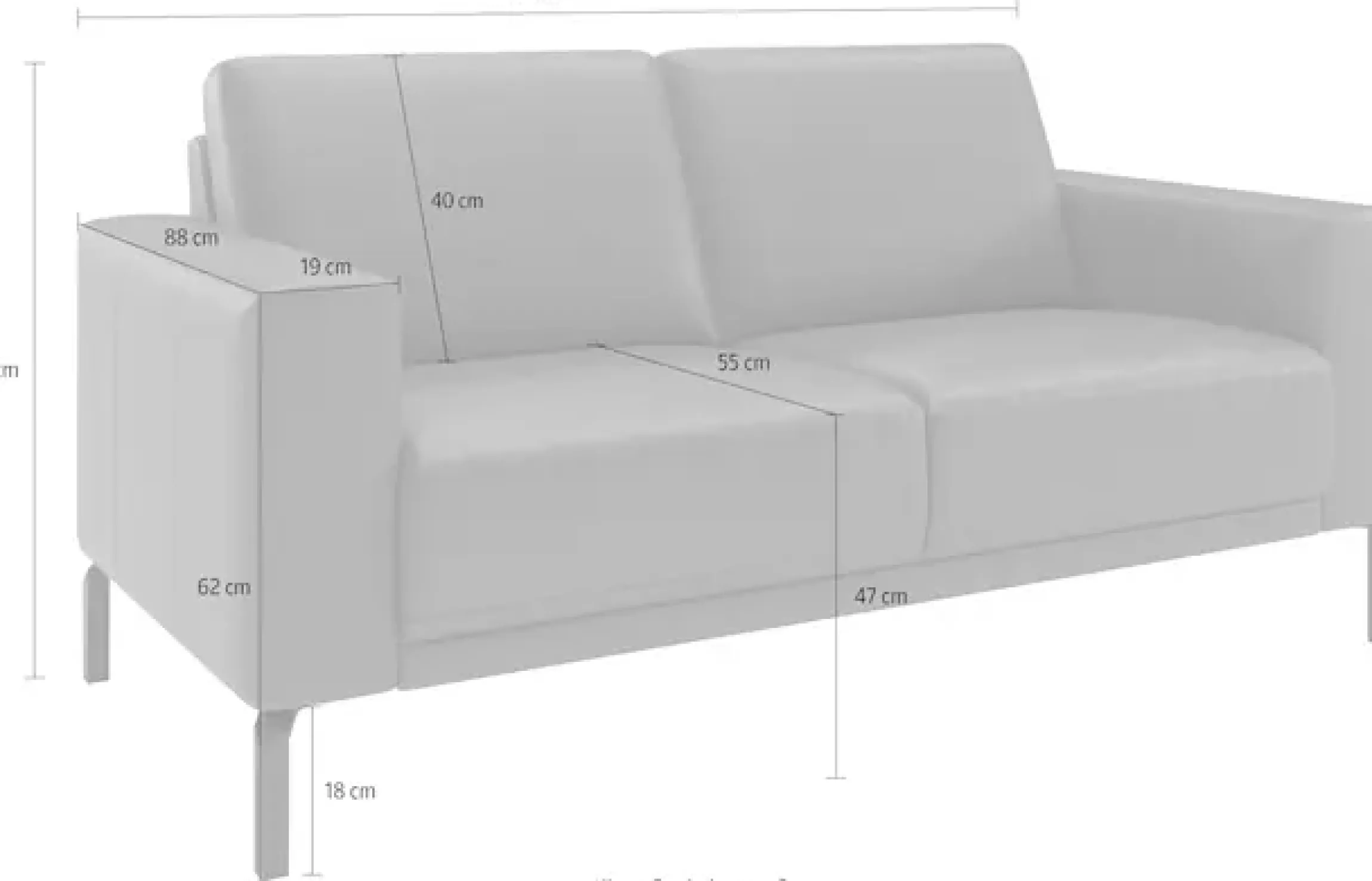 Home affaire 2,5-Sitzer »Apiro, 2,5-Sitzer – Premium-Komfort für dein Zuhause« Ergonomischer Federkern, optional motorisch ausziehbar