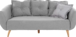 Home affaire 2,5-Sitzer »Baggio modern und romantisches Design, bequem« Zierkissen inklusive
