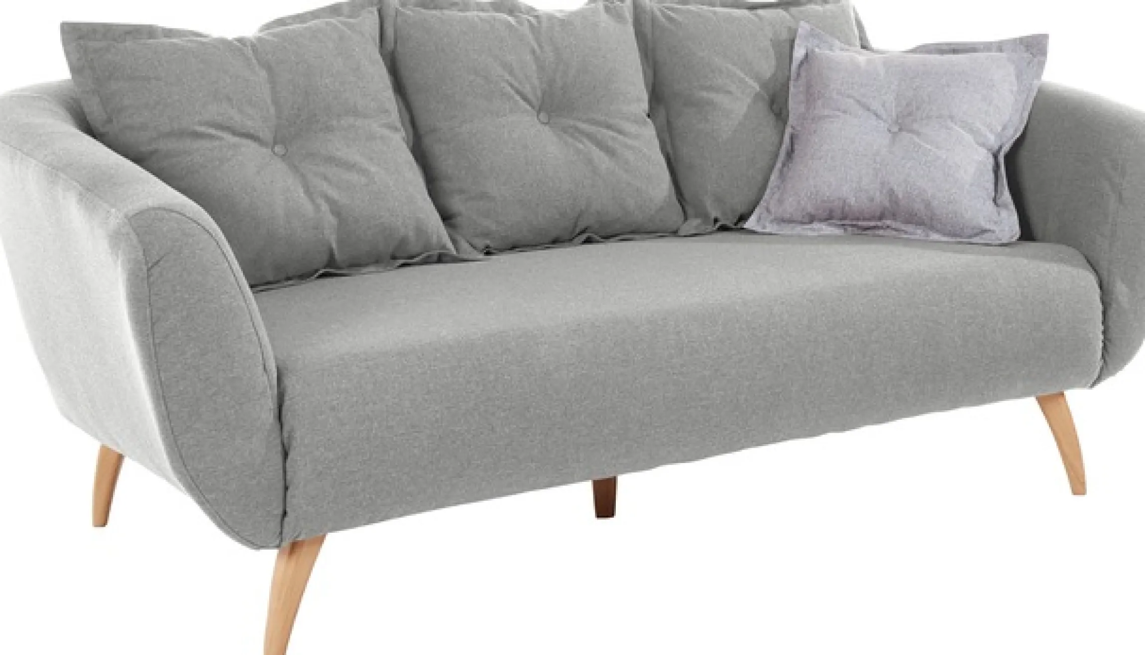 Home affaire 2,5-Sitzer »Baggio modern und romantisches Design, bequem« Zierkissen inklusive