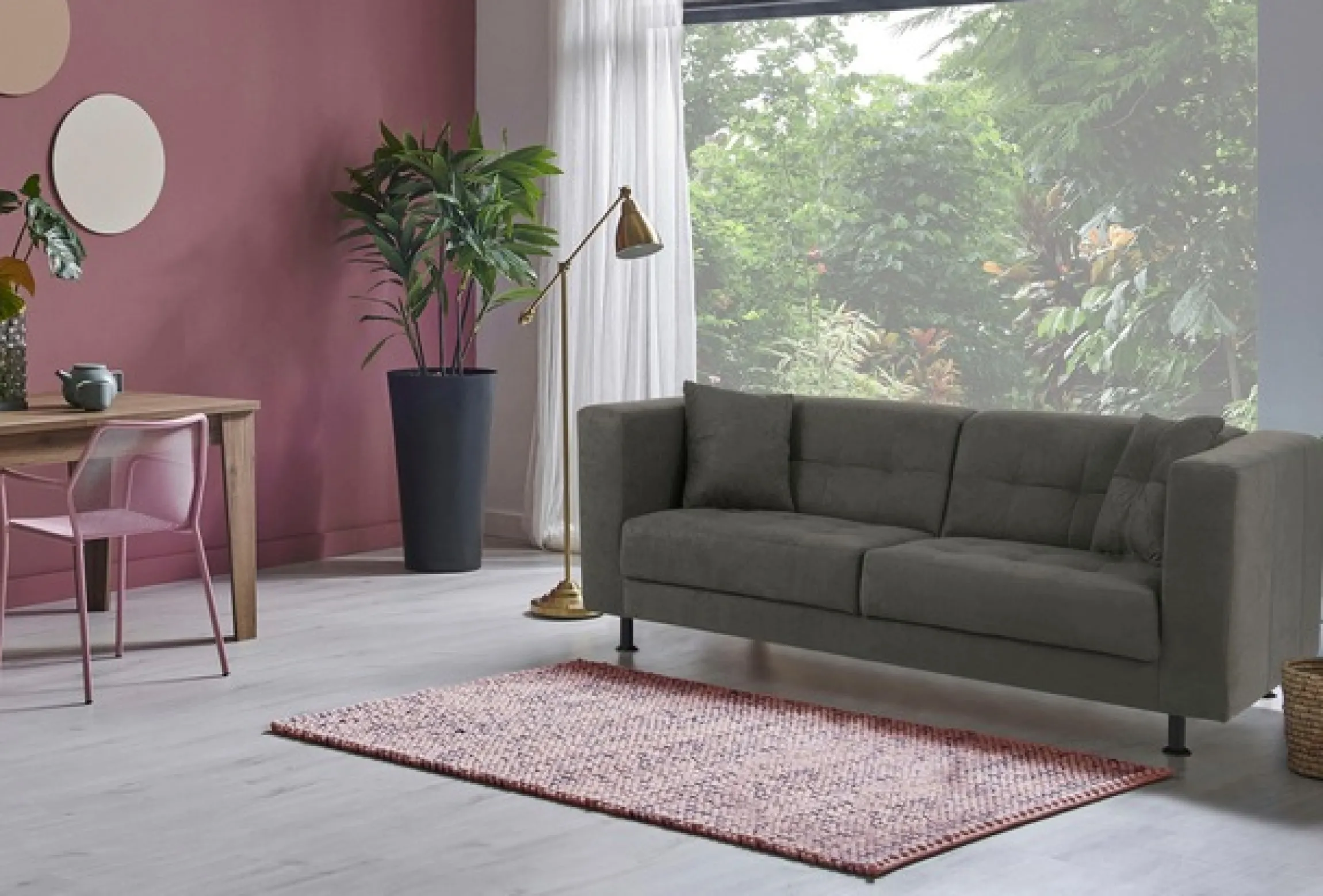 Home affaire 3-Sitzer »Bengo« mit Steppung im Sitz- und Rückenbereich, incl. Zierkissen