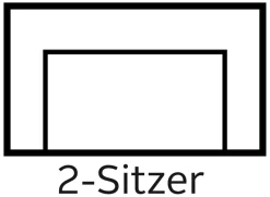 Home affaire 2-Sitzer »Bengo« mit Steppung im Sitz- und Rückenbereich, incl. Zierkissen