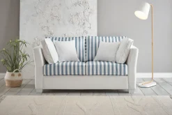 Home affaire 2-Sitzer »CALIFORNIA« maritimer Landhausstil, in 3 Breiten, mit Holzfüßen Weiß lackiert