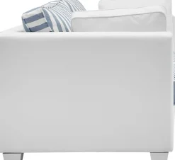 Home affaire 2,5-Sitzer »CALIFORNIA« maritimer Landhausstil, in 3 Breiten, mit Holzfüßen Weiß lackiert