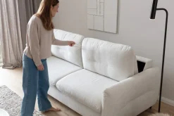 Home affaire 3-Sitzer »Clevina, Dauerschlafsofa mit Kaltschaummatratze, Breite 216 cm« Sofa & Bett in einem – kinderleicht ausklappbar & freistellbar im Raum