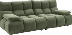 Home affaire 3-Sitzer »Cozy Bubble, mit klappbaren Armlehnen, Breite 220cm« mit eleganter Steppung, Rundumbezug & weicher Polsterung