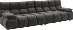 Home affaire 4-Sitzer »Cozy Bubble, mit klappbaren Armlehnen, Breite 290cm« mit eleganter Steppung, Rundumbezug & weicher Polsterung